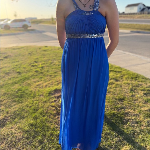 Adrianna Papell Dresses & Skirts - Royal Blue Embellished Evening Dress